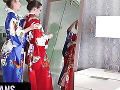 Little Asians - Beautiful taj mahal mein In Kimono Christy Love Teaches Inexperienced Babe Alex De La Flor