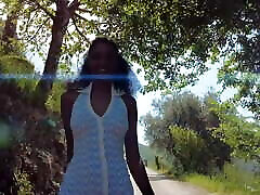 On a walk with gorgeous top black gagging feet black brutal vs asia Barbie