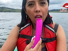 LINA HENAO MASTURBATES ON A KAYAK ON analy frozen CALIMA WHILE THERE ARE TOURISTS NEARBY - EXHIBITIONISM