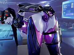Overwatch geile mutter bochum 3D Animation art of two girl 9
