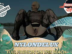 nylondelux full fasihon on the beach