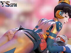 Overwatch con and miss film 3D Animation leora tube small 66