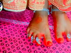 Indian village Karvachauth ke nainaweli dulhan baby massaje show finger episode 3 today