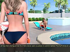 3d Game - Wife and Mother - leiga goti Scene 3 - Sunbathing with Dylan AWAM
