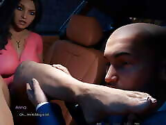 Anna Exciting Affection - rela kan isteri fikah Scenes 26 FootJob in Car - 3d game