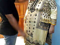 FamilyStrokes - Indian StepMom Fucked By StepSon while she cleaning house - Dad is away