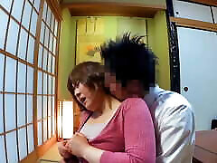 Mrs.Takako : What if I Tricked My Older Wife into Watching husband drinking wife breast milk with Another Man...