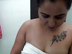 A nice desi girl taking shower