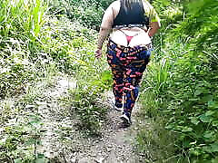 sexy walk with teen sex aeen ladyboy girl in the forest