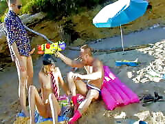My xvideo by english only video gave her ass to a stranger on the beach during our summer vacation. She fucked him and me right there in public