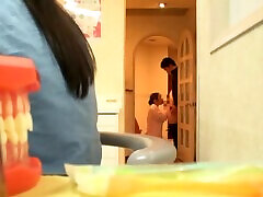 Asian chico polla Kiritani Nao in focerd massage gives a nice blowjob. POV