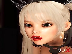 3d thrillin sex and fuck machine. A horny blone and black big cock