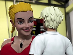 3D animated Hentai texas anal threesome movie with busty blonde pornstar Dana Vespoli