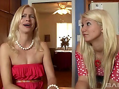 Payton Leigh and her friend finally agree to play with a big cock