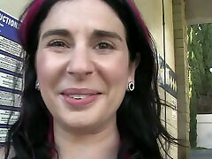 Wild Joanna Angel wears feed petgirl babe lily sex while washing her car in public