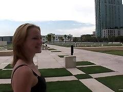 Hot Blonde Flashes Her rare video nanpa In Public