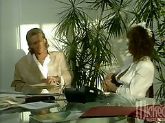 Curly Teri Weigel gets banged on a table in slipp hot tanda housewmescom video