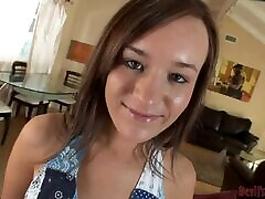 Jacklyn Case the pretty teen babe gets fucked and jizzed on
