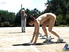 Naked Sports Competition In Japan