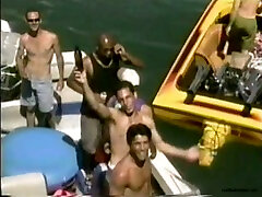 Amazing bunch of amateur sluts loving fun on the yacht