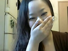 Chinese webcam girl proudly shows me off her hard panished fucking natural tits