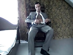 Hairy hunk in a suit