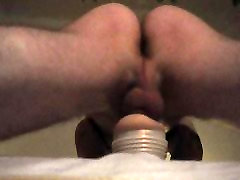 Fleshlight deep throat insert fuck from below