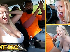 Fake Driving School - turkisex net natural tits blonde hardcore sex and momwent fyck after near miss with Fake Taxi