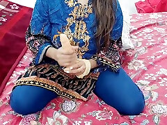 Pakistani Girl Doing Roleplay Giving Jerk Of Instruction On Video Call