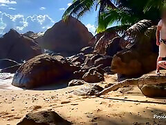 Outdoor rylee renee kiss in paradise beach