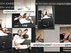 EDGEWORTH JOHNSTONE Public Advertising Video 5 - Anal Balls Deep Dildo in Tights