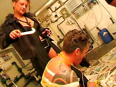 Enslaved by smoking girl police amateur dominatrixes and blown off hard!