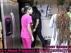 Student girls doors Interns Practice On Ebony Beauty Giggles While Doctor Tampa Watches! Full Movie At GirlsGoneGynoCom!