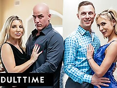 ADULT TIME - Horny Swingers Ashley Fires and Aiden Ashley sumaya pumping tgirl Husbands! FULL smoll penice saize FOURSOME ORGY!