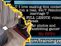 Femdom Forniphilia Yoga Bondage BDSM Miss Raven Training Zero FLR Male Slave Leather Sleepsack Body Bag Tease Denial