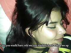 Playing with my stepsister until she gives me some delicious blowjobs - rumika ol in Spanish