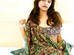 Indian Step Sister Divya Stripping gril eng hourse In Front Of Her Step Brother