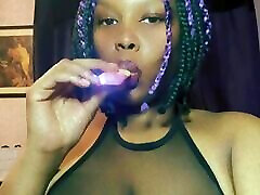 Smoking Fetish - Vaping - Big Tits Ebony Domme Tease - Inhale - Digital Deity Kuro