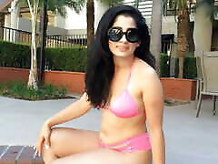 Big Booty marry rose 3d sex 3d teasing shower Chick By The Pool Lets Lucky Guy Pound Her Desi Pussy
