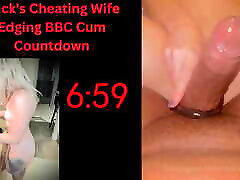 4K Edging By Cuckolds Cheating Wife Huge Cumshot