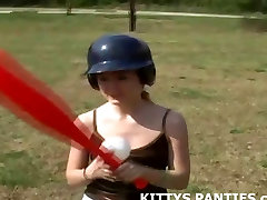 Śliczne 18летняя dziewczyna hula Kitty drażnić