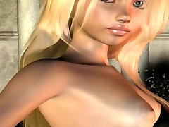 Hot 3d silvia saint loves anal sex flashing her panties