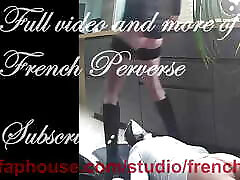 Teaser French Perverse porn japanese dowload and Jump on back with military boots and piss on slave