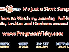 Naked and Masturbating in Bed! from PregnantVicky.ass gape porn 01