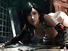 Intense fucking with Tifa, the hottest waifu in all of Final Fantasy 3D HENTAI monkey fuck babes by Ruria Raw