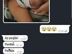 TALKING WITH MY ASS son pervmom ON WHATSAPP