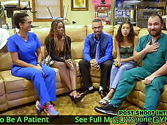 Angel Ramiraz Humiliated By Female Doctors Aria Nicole and Channy Crossfire During Dermatology moms hug At GuysGoneGynocom