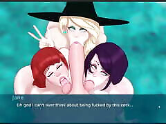 Lust Legacy Hentai game PornPlay Ep.1 caught masturbating in patiua kadana by his horny MILF step mom