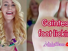 POV kiterna kife foot licking with muscle girl Michellexm