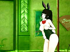 Nagatoro Sana Sunomiya sensual masturbation with vibrating eggs